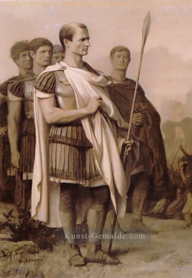 Julius Caesar und Mitarbeiter Griechisch Araber Orientalismus Jean Leon Gerome Ölgemälde